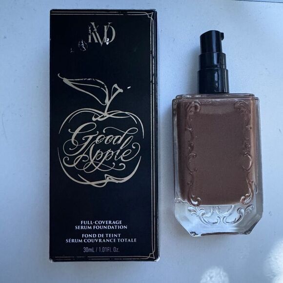 Kat Von D KVD Good Apple Skin Full Coverage Serum Foundation DEEP 086 New in Box - Picture 1 of 6